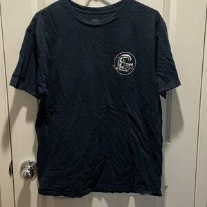O'Neill Navy Short Sleeve Tee with Small Wave Logo
